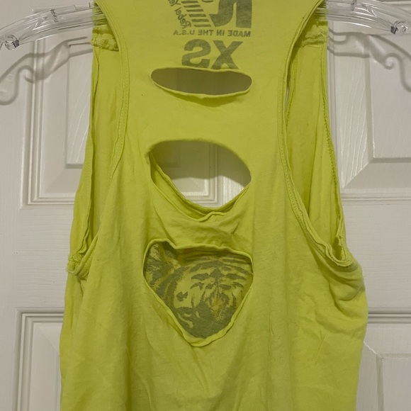 Rebel Yell, unruly racer back tank top w/ back cut out - Picture 8 of 12